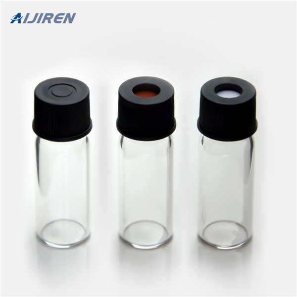 12x32mm laboratory HPLC glass vials PTFE/silicone septum